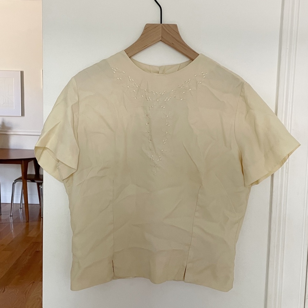 vintage embroidered blouse